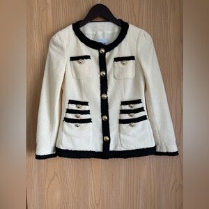 Moschino Cream and Black Blazer